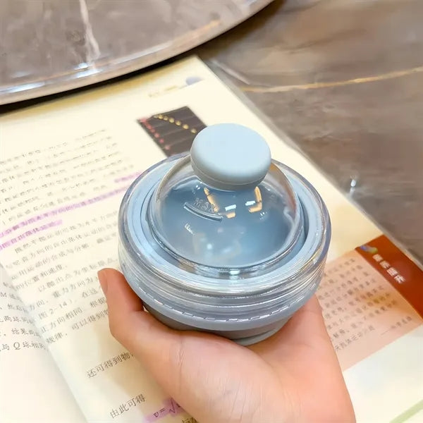 Silicone Folding Cup With Straw