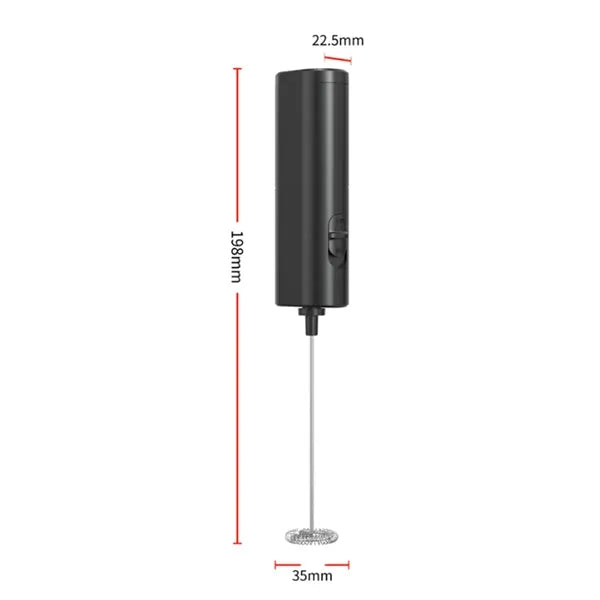 Portable Handheld Electric Milk Frother & Mini Drink Whisk