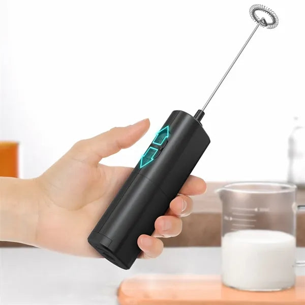 Portable Handheld Electric Milk Frother & Mini Drink Whisk