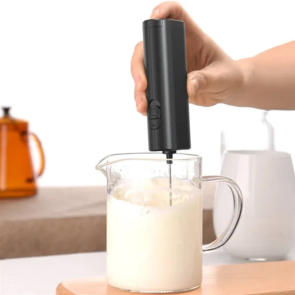 Portable Handheld Electric Milk Frother & Mini Drink Whisk