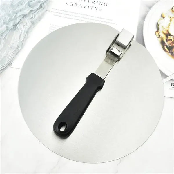 12In Round Stainless Steel Pizza Peel with Foldable Handle
