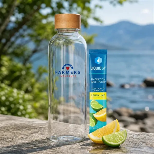 Econscious Bottle with Liquid IV Hydrate Stick