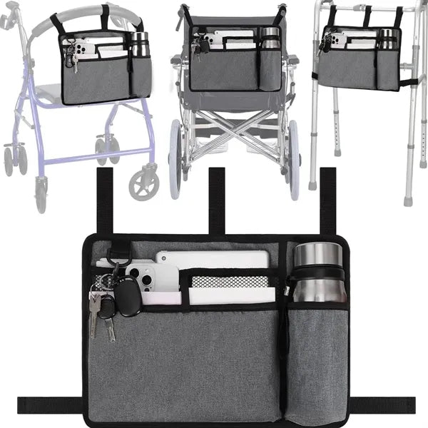 Multi Pocket Walking Rollators Armrest Bag