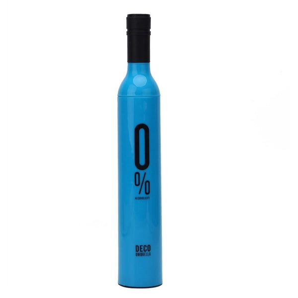 Creative Wine Bottle Shape Mini Compact Foldable Design Semi