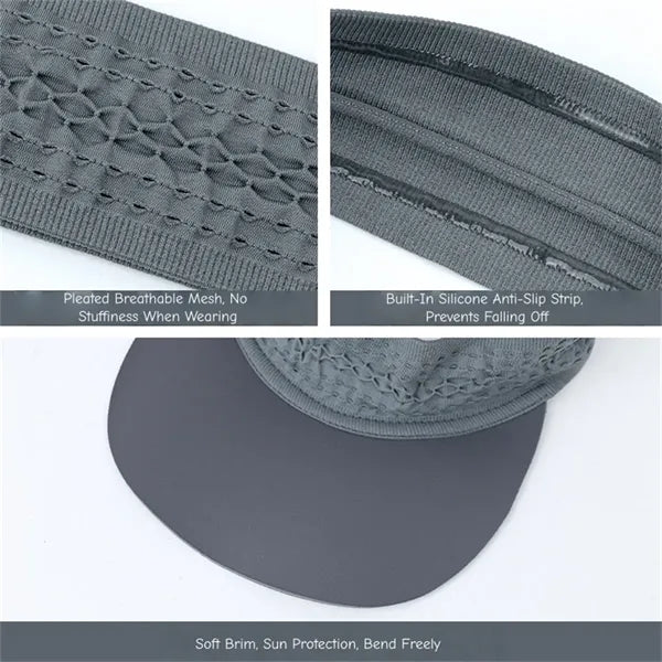 Breathable Sun Visor Headband Anti Slip for Outdoor Sports