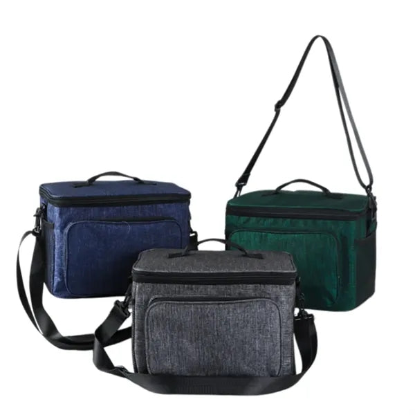 Insulated Cooler Lunch Bag with Adjustable Shoulder Strap