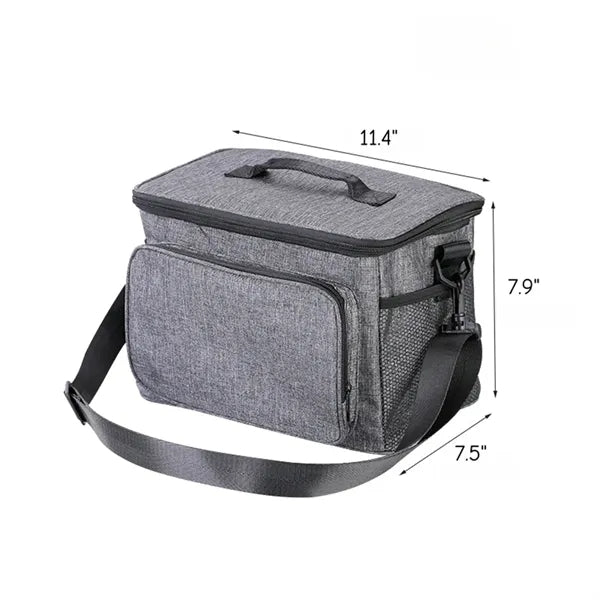 Insulated Cooler Lunch Bag with Adjustable Shoulder Strap