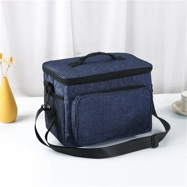 Insulated Cooler Lunch Bag with Adjustable Shoulder Strap