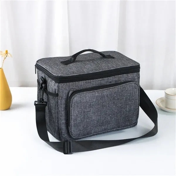 Insulated Cooler Lunch Bag with Adjustable Shoulder Strap