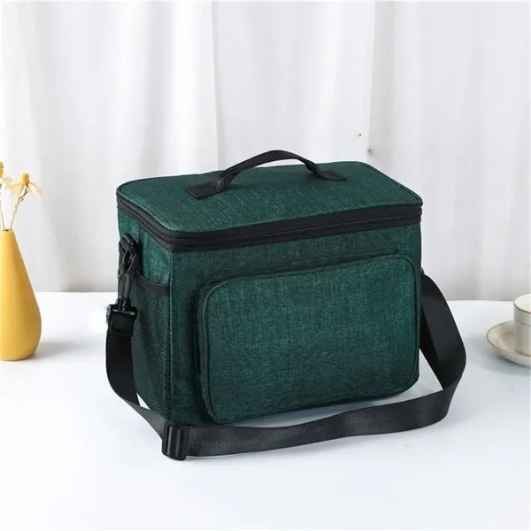Insulated Cooler Lunch Bag with Adjustable Shoulder Strap