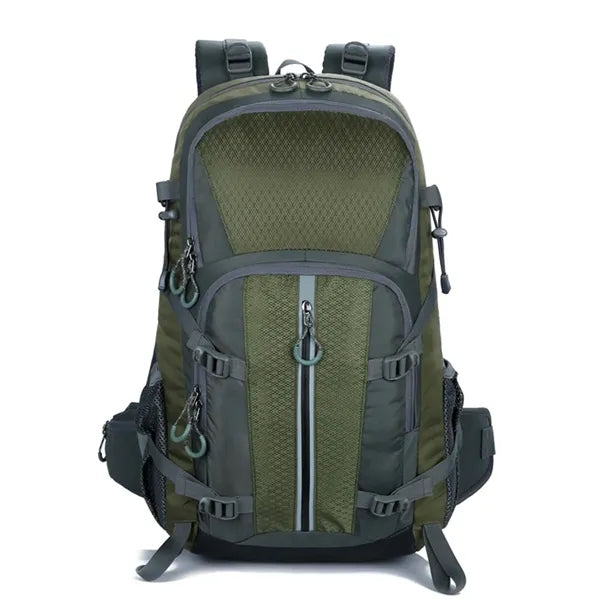 40L Water Resistant Hiking Backpack with Padded Straps