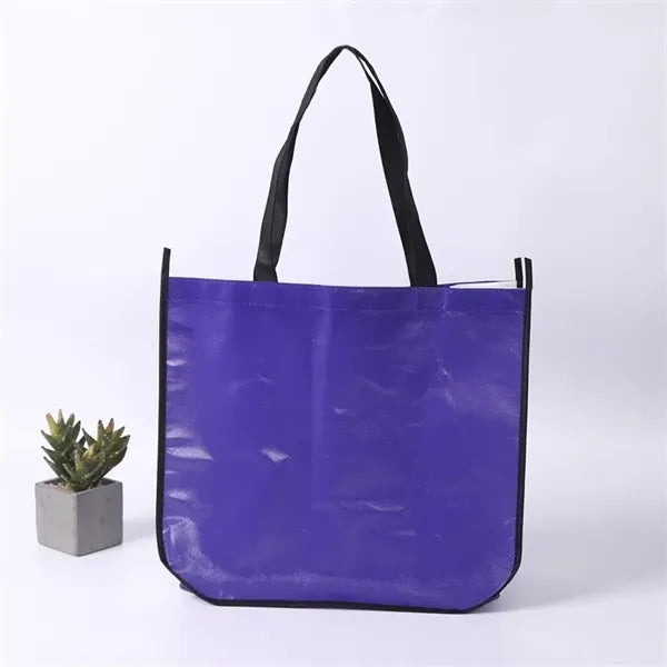 Laminated Non-woven Tote Bag Round Corner 14"H X 16"W X 6"D