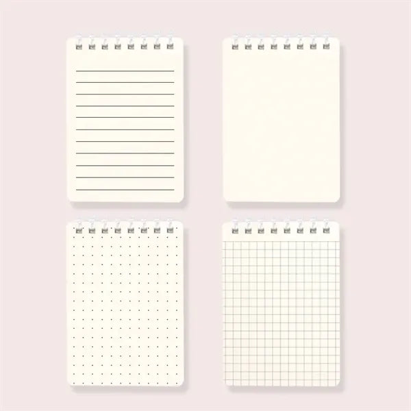 A7 Small Pocket Spiral Notepads 3 x 4.3 Inches