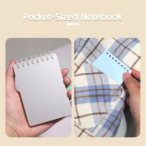 A7 Small Pocket Spiral Notepads 3 x 4.3 Inches