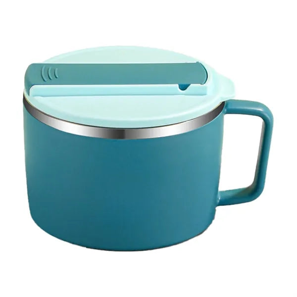304 Stainless Steel Insulated Noodle Bowl With Lid