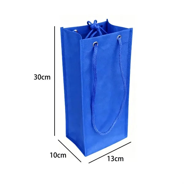 Non-Woven Wine Tote Bag with Rope Handles