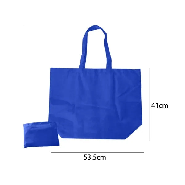 Foldable Nylon Shopping Tote Bag with Pouch