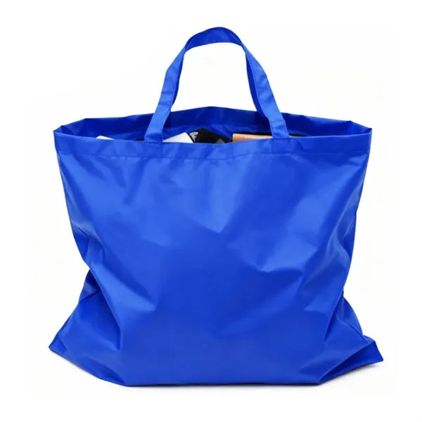 Foldable Nylon Shopping Tote Bag with Pouch