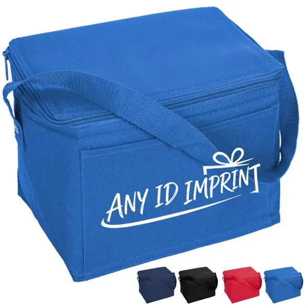 12 Cans Insulated Cooler Lunch Bag Zipper
