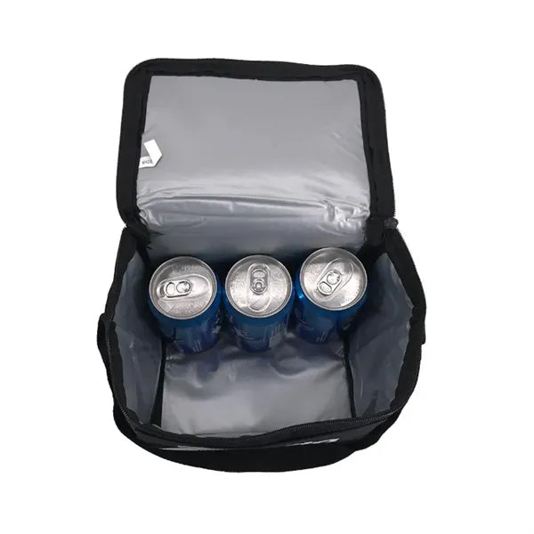 12 Cans Insulated Cooler Lunch Bag Zipper