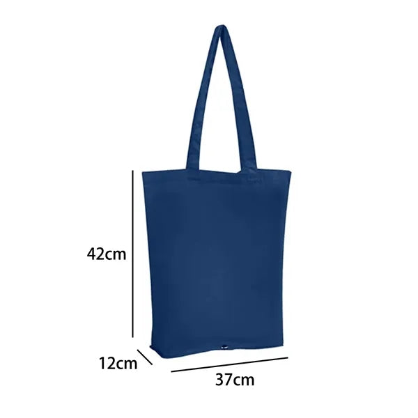 Foldable Canvas Tote Bag with Matching Pouch