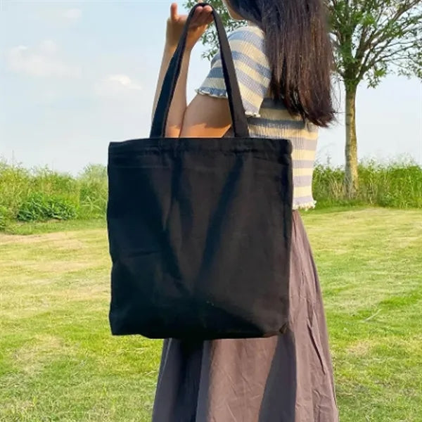Foldable Canvas Tote Bag with Matching Pouch