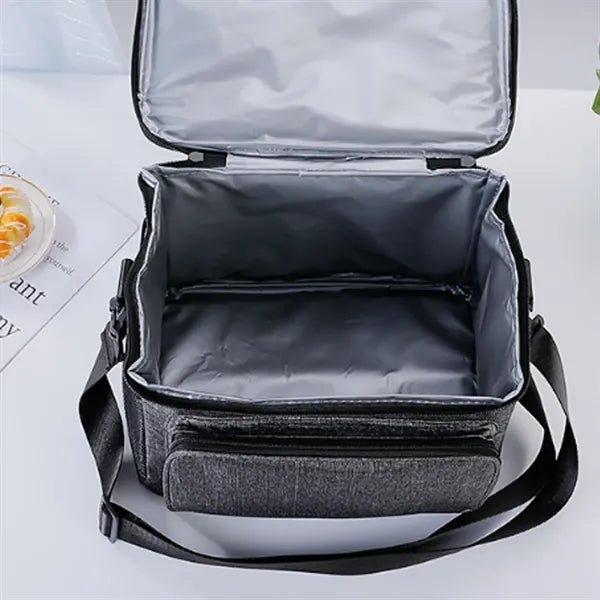 25L Oxford Fabric Insulated Cooler Bag with Shoulder Strap