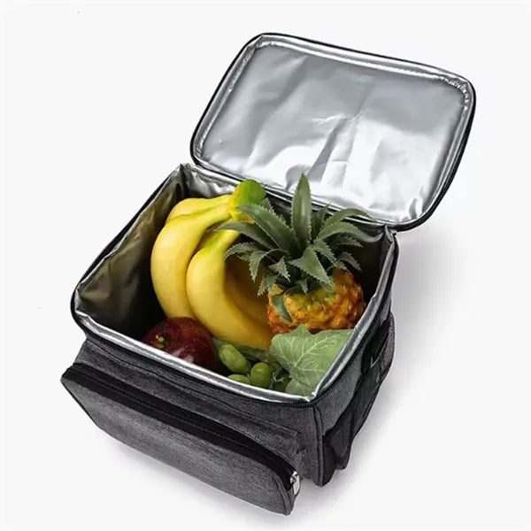 25L Oxford Fabric Insulated Cooler Bag with Shoulder Strap
