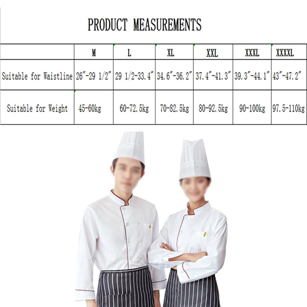 Unisex Hotel/Kitchen Chef Jacket Uniform