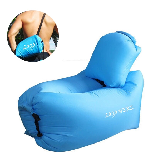 Inflatable Portable Air Couch Beach Lounger with Pillow