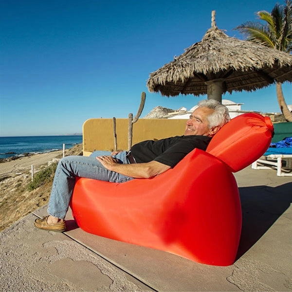 Inflatable Portable Air Couch Beach Lounger with Pillow