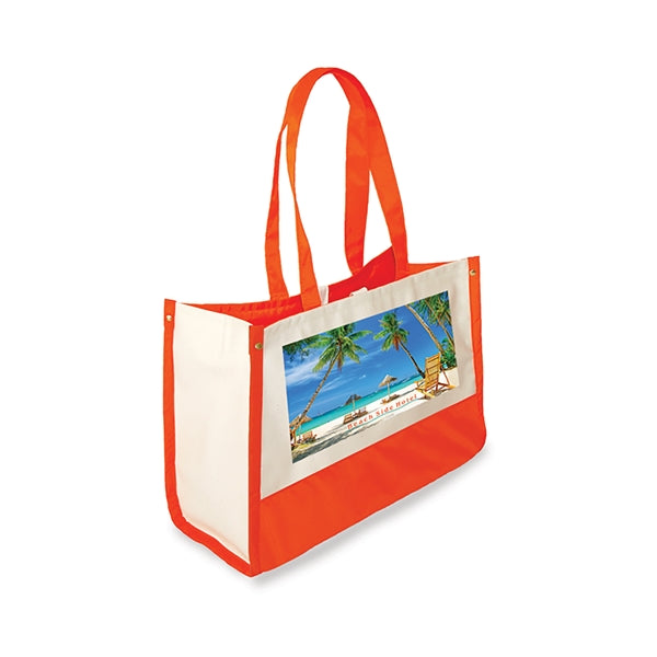 Fashion Tote - Canvas with Nylon Trim