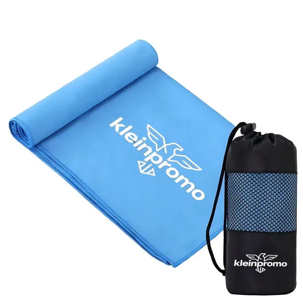 Logo Microfiber Towel Quick Dry Sports Beach
