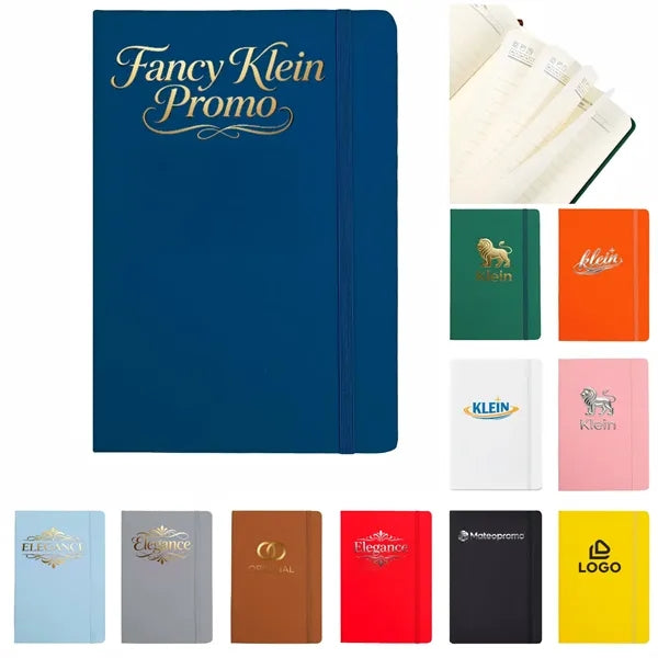 Logo PU Hardcover Business Notebook A5 Journal