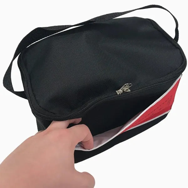 12 Cans Two Tone Insulated Cooler Bag with Shoulder Strap