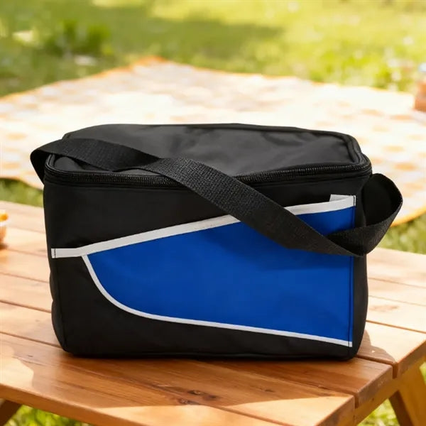 12 Cans Two Tone Insulated Cooler Bag with Shoulder Strap