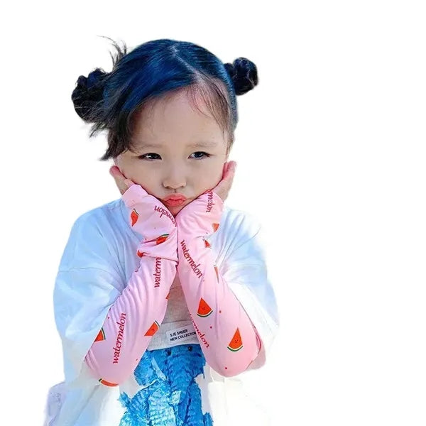 Kids UV Protection Cooling Arm Sleeves Breathable