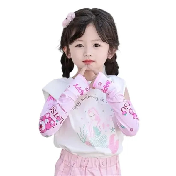 Kids UV Protection Cooling Arm Sleeves Breathable