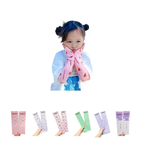 Kids UV Protection Cooling Arm Sleeves Breathable
