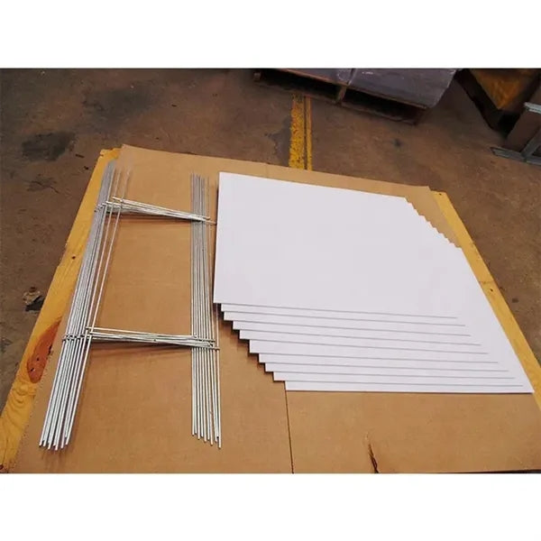 Large Corrugated Yard Sign - Full Color Printed