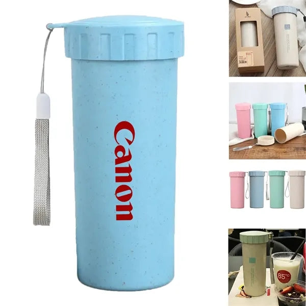 Eco-Friendly Wheat Straw Tumbler 12 Oz