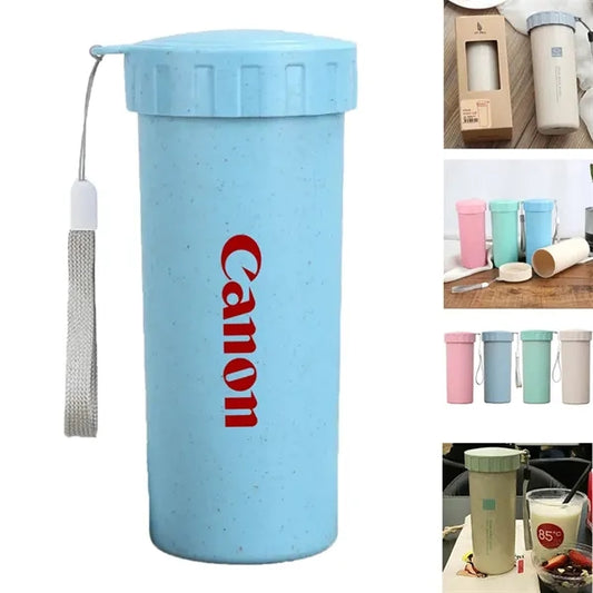 Eco-Friendly Wheat Straw Tumbler 12 Oz