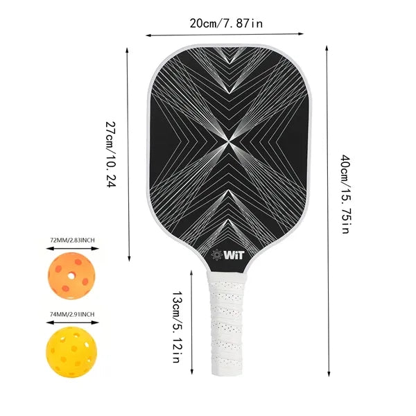 Fiberglass Pickleball Paddle Set with Bag