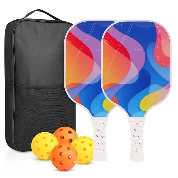 Fiberglass Pickleball Paddle Set with Bag