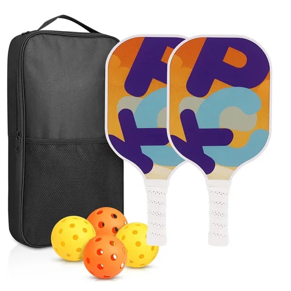 Fiberglass Pickleball Paddle Set with Bag