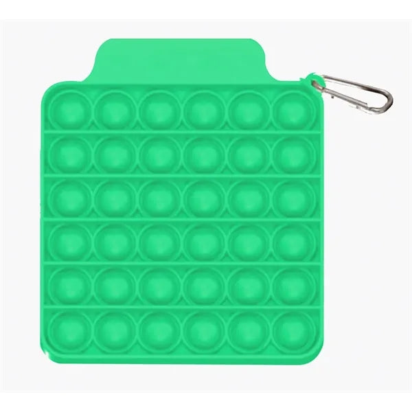 Pop It Fidget Toy - Square w/ Carabiner