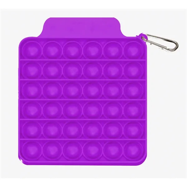 Pop It Fidget Toy - Square w/ Carabiner