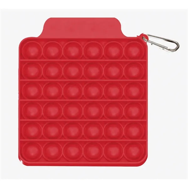 Pop It Fidget Toy - Square w/ Carabiner