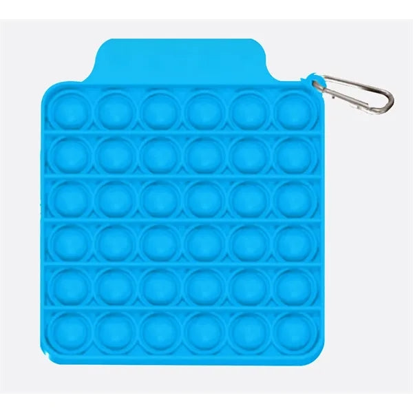 Pop It Fidget Toy - Square w/ Carabiner
