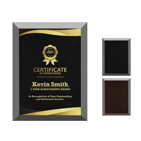 Wooden Plaque Award - Vivid Full Color Print